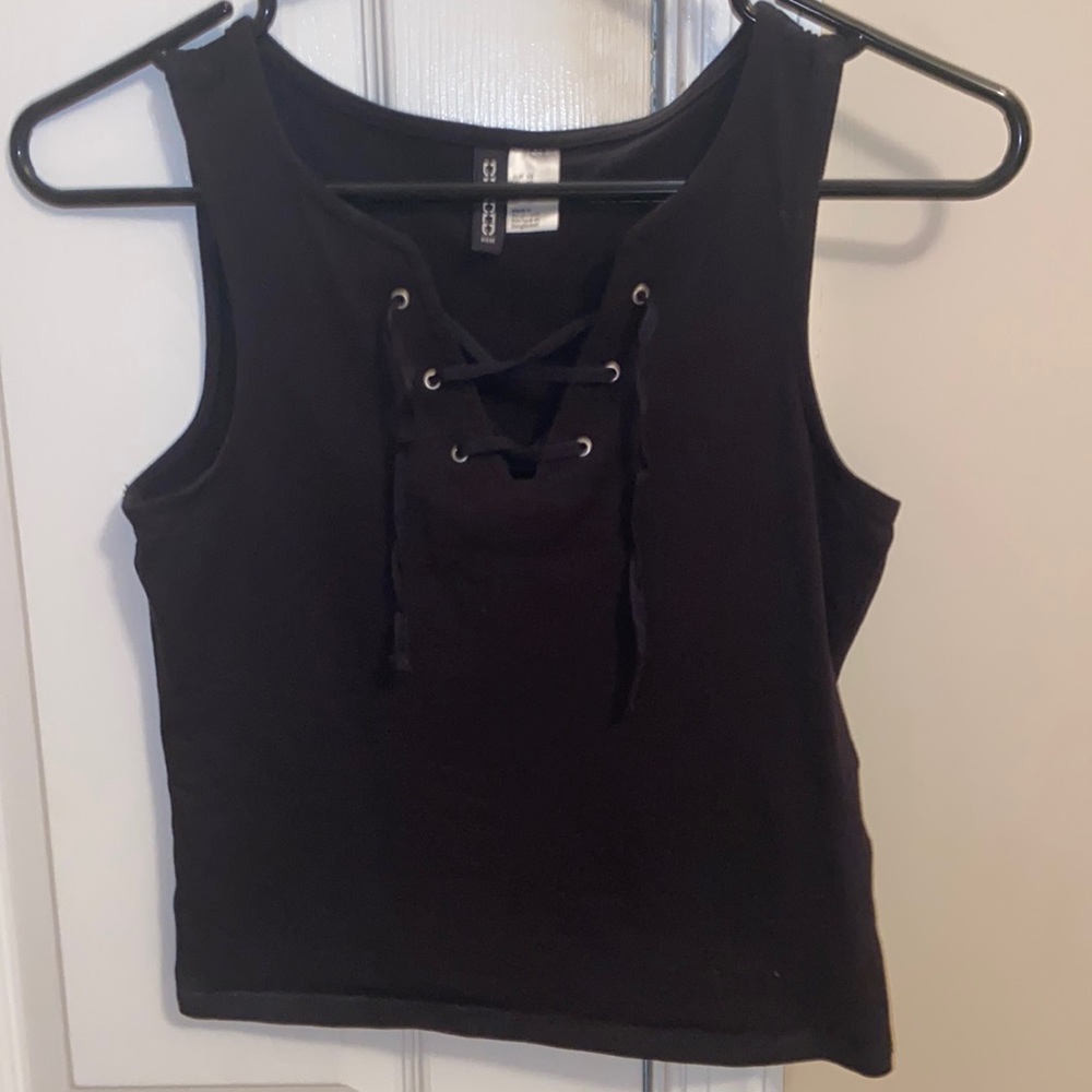 H&M Divided Black Tank Top